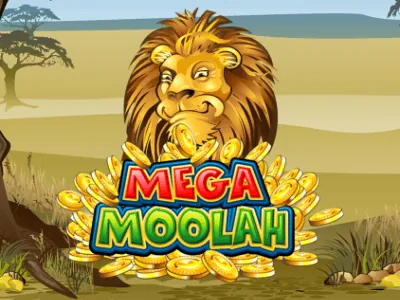 The Mega Moolah network mark, as Games Global publishes it