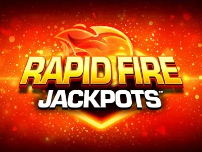 The Rapid Fire Jackpots network mark, as Blueprint Gaming publishes it